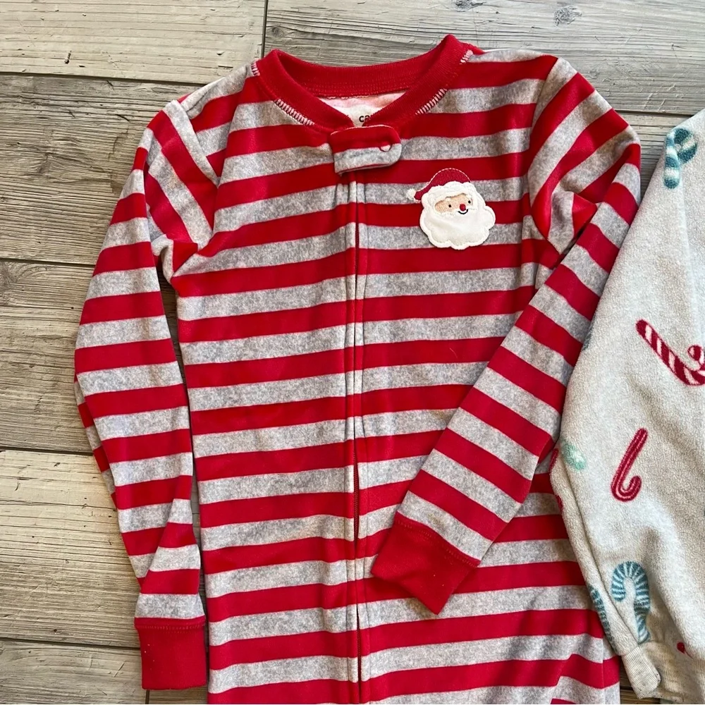 Carter's | Holiday Footie Pajamas | Size: 5T | Bundle: Set of 3